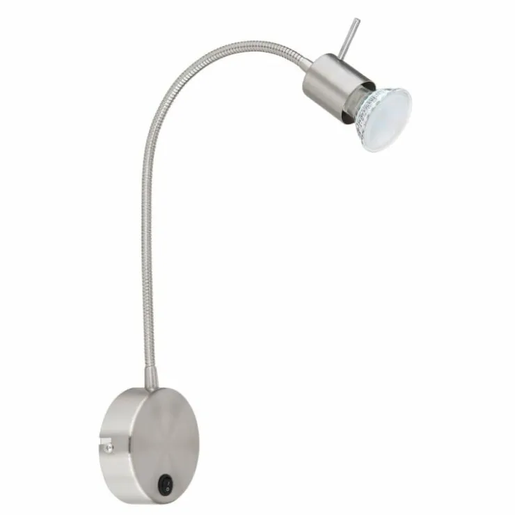 Luminaires Globo Lighting Appliques|Applique murale Globo MILLY Nickel mat, 1 lumière