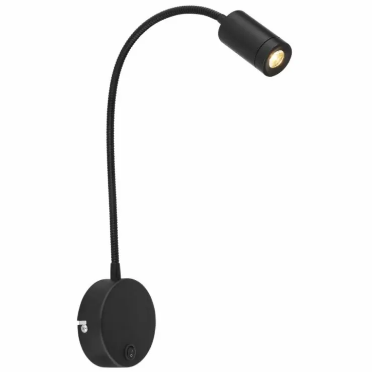 Luminaires Globo Lighting Éclairage Led|Applique murale Globo MILLY LED Noir, 1 lumière