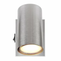 Luminaires Globo Lighting Spots Et Projecteurs|Applique murale Globo ROBBY Nickel mat, 1 lumière