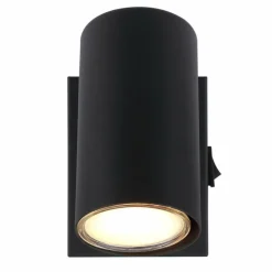 Luminaires Globo Lighting Spots Et Projecteurs|Applique murale Globo ROBBY Noir, 1 lumière