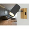 Luminaires Globo Lighting Spots Et Projecteurs|Applique murale Globo ROBBY Noir, 1 lumière