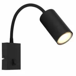 Luminaires Globo Lighting Spots Et Projecteurs|Applique murale Globo ROBBY Noir, 1 lumière