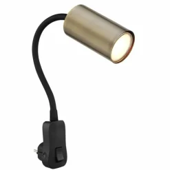 Luminaires Globo Lighting Appliques|Applique murale Globo ROBBY Noir, 1 lumière