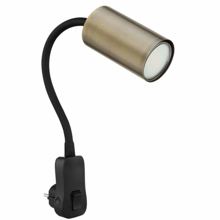 Luminaires Globo Lighting Appliques|Applique murale Globo ROBBY Noir, 1 lumière