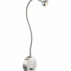 Luminaires Globo Lighting Éclairage Led|Applique murale Globo SERPENT LED Chrome, Nickel mat, 1 lumière