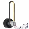 Luminaires Globo Lighting Éclairage Led|Applique murale Globo TOPPOLE LED Noir, 1 lumière
