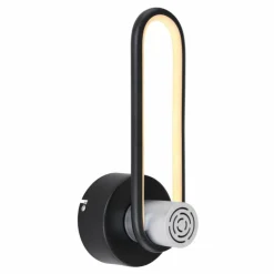 Luminaires Globo Lighting Éclairage Led|Applique murale Globo TOPPOLE LED Noir, 1 lumière