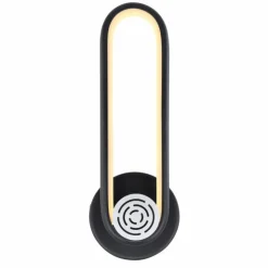 Luminaires Globo Lighting Éclairage Led|Applique murale Globo TOPPOLE LED Noir, 1 lumière