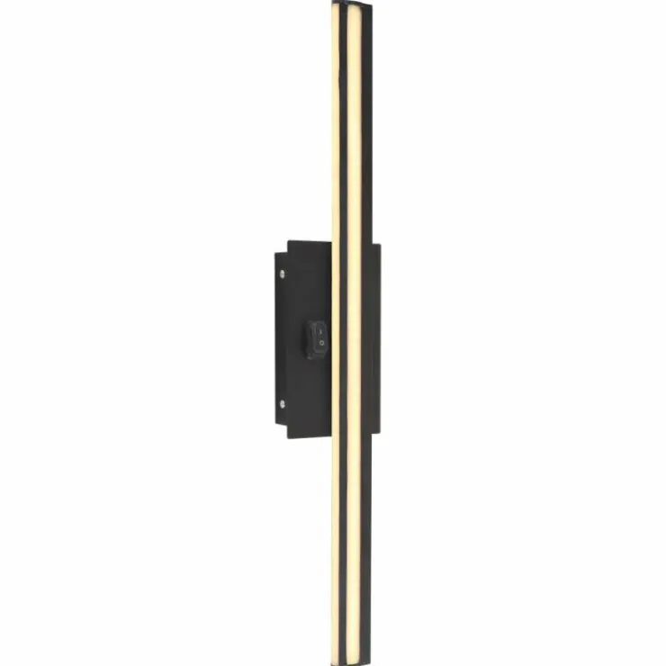 Luminaires Globo Lighting Appliques|Applique murale Globo VIGGO LED Aluminium, Noir, 1 lumière