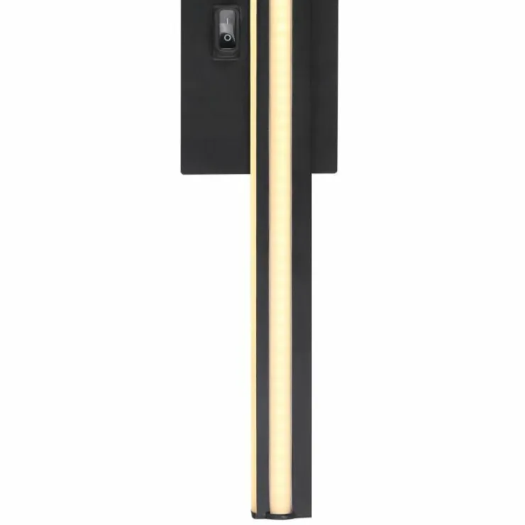Luminaires Globo Lighting Appliques|Applique murale Globo VIGGO LED Aluminium, Noir, 1 lumière
