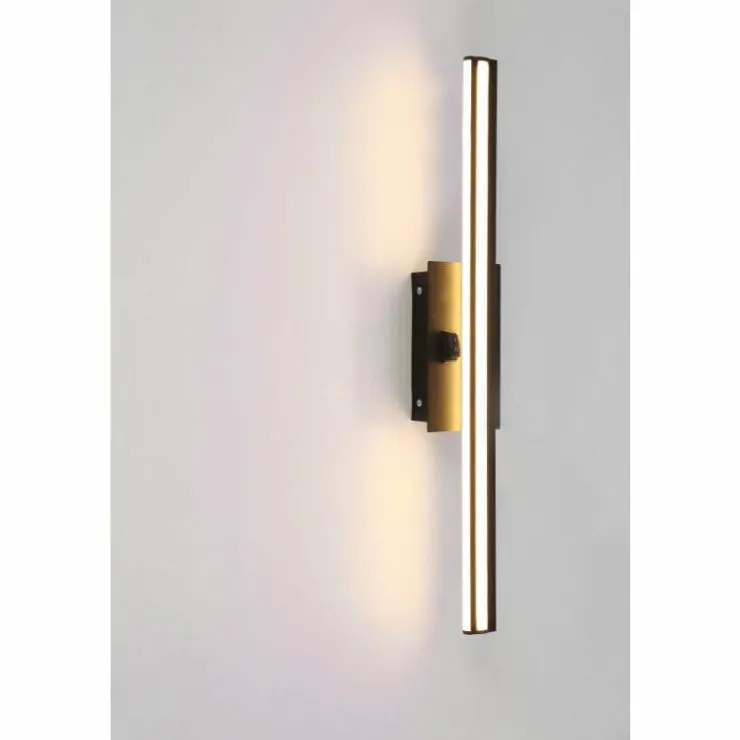 Luminaires Globo Lighting Appliques|Applique murale Globo VIGGO LED Aluminium, Noir, 1 lumière