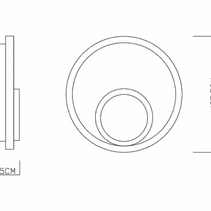 Luminaires Globo Lighting Éclairage Led|Applique murale Globo VILLA LED Gris, 1 lumière