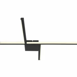Luminaires Globo Lighting Appliques|Applique murale Globo WL LED Noir, 1 lumière