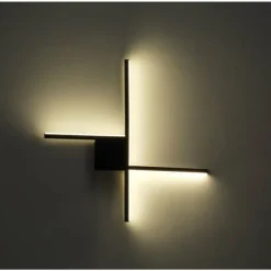 Luminaires Globo Lighting Appliques|Applique murale Globo WL LED Noir, 1 lumière