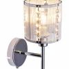 Luminaires Globo Lighting Appliques|Applique murale Globo WUBA Chrome, 1 lumière