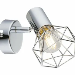 Luminaires Globo Lighting Spots Et Projecteurs|Applique murale Globo XARA Chrome, 1 lumière