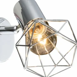 Luminaires Globo Lighting Appliques|Applique murale Globo XARA Chrome, 1 lumière