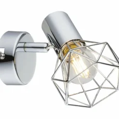 Luminaires Globo Lighting Appliques|Applique murale Globo XARA Chrome, 1 lumière