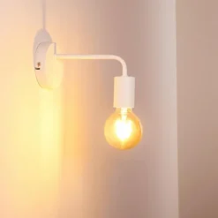 hofstein Spots Et Projecteurs|Applique murale Gravenstein Blanc, 1 lumière