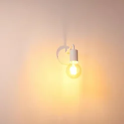 hofstein Spots Et Projecteurs|Applique murale Gravenstein Blanc, 1 lumière