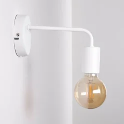 hofstein Spots Et Projecteurs|Applique murale Gravenstein Blanc, 1 lumière