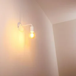 hofstein Spots Et Projecteurs|Applique murale Gravenstein Blanc, 1 lumière