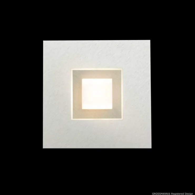 Luminaires Grossmann Éclairage Led|Applique murale Grossmann Karree LED Champagne, 1 lumière