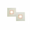 Luminaires Grossmann Éclairage Led|Applique murale Grossmann Karree LED Cuivre, 2 lumières