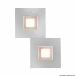 Luminaires Grossmann Éclairage Led|Applique murale Grossmann Karree LED Cuivre, 2 lumières