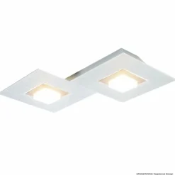 Luminaires Grossmann Éclairage Led|Applique murale Grossmann Karree LED Champagne, 2 lumières