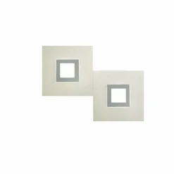 Luminaires Grossmann Éclairage Led|Applique murale Grossmann Karree LED Titane, 2 lumières