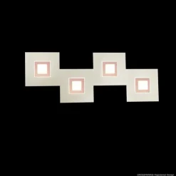 Luminaires Grossmann Éclairage Led|Applique murale Grossmann Karree LED Cuivre, 4 lumières