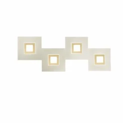 Luminaires Grossmann Éclairage Led|Applique murale Grossmann Karree LED Champagne, 4 lumières