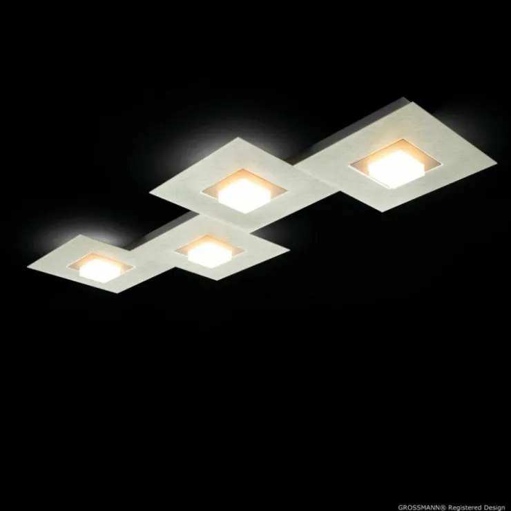 Luminaires Grossmann Éclairage Led|Applique murale Grossmann Karree LED Champagne, 4 lumières