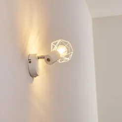 hofstein Spots Et Projecteurs|Applique murale Gullspang Blanc, 1 lumière