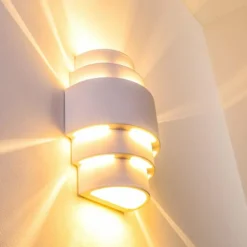 hofstein Appliques|Applique murale Handan Blanc, 1 lumière