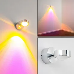 hofstein Éclairage Led|Applique murale Harare LED Aluminium, 1 lumière