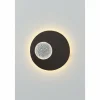 Luminaires Holländer Appliques|Applique murale Holländer LUNA LED Brun, Noir, Argenté, 1 lumière