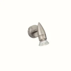 Luminaires Ideallux Appliques|Applique murale Ideal Lux ALFA Nickel mat, 1 lumière