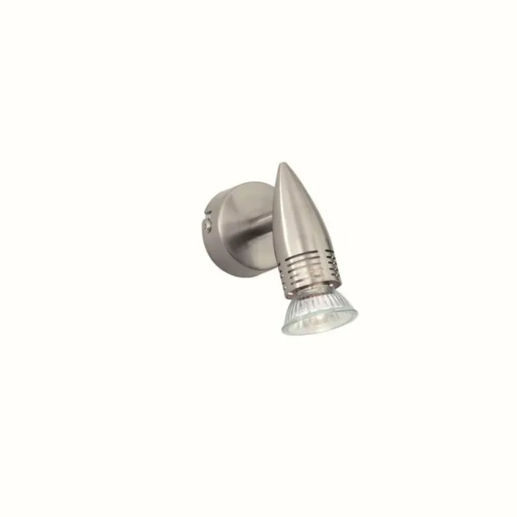 Luminaires Ideallux Appliques|Applique murale Ideal Lux ALFA Nickel mat, 1 lumière