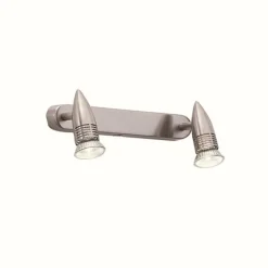 Luminaires Ideallux Appliques|Applique murale Ideal Lux ALFA Nickel mat, 2 lumières