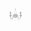 Luminaires Ideallux Appliques|Applique murale Ideal Lux CORTE Blanc, 2 lumières