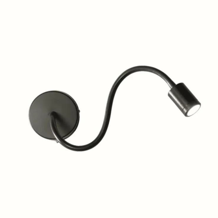 Luminaires Ideallux Éclairage Led|Applique murale Ideal Lux FOCUS LED Noir, 1 lumière