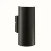 Luminaires Ideallux Appliques|Applique murale Ideal Lux HOT Noir, 2 lumières