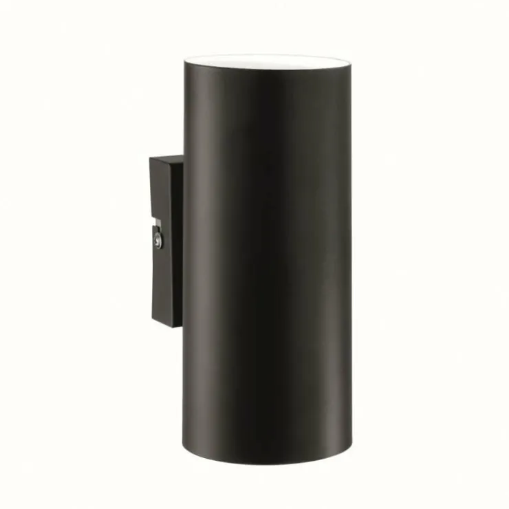 Luminaires Ideallux Appliques|Applique murale Ideal Lux HOT Noir, 2 lumières