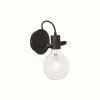 Luminaires Ideallux Appliques|Applique murale Ideal Lux RADIO Noir, 1 lumière