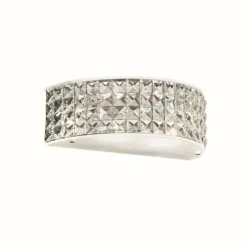 Luminaires Ideallux Appliques|Applique murale Ideal Lux ROMA Chrome, Aspect cristal, 2 lumières