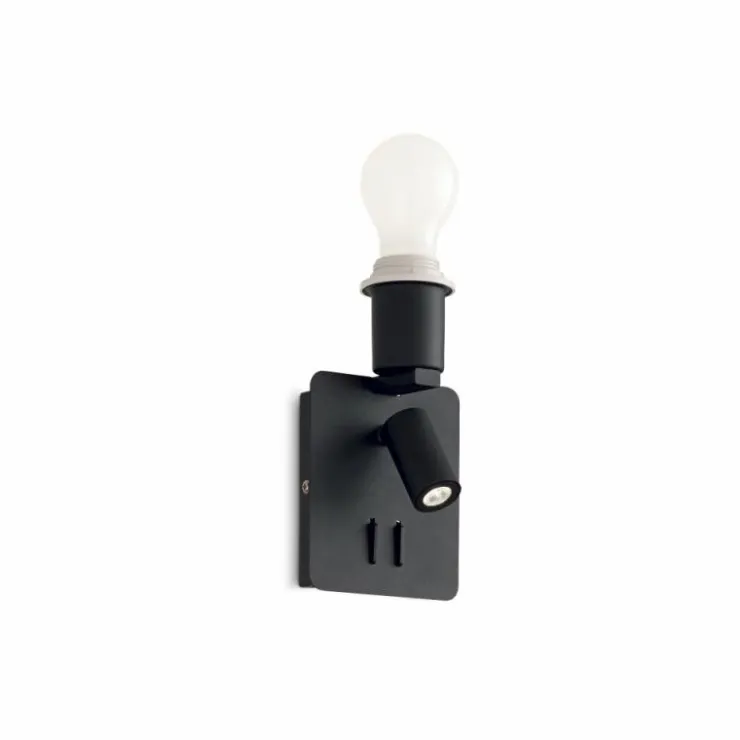 Luminaires Ideallux Appliques|Applique murale Ideallux GEA Noir, 2 lumières