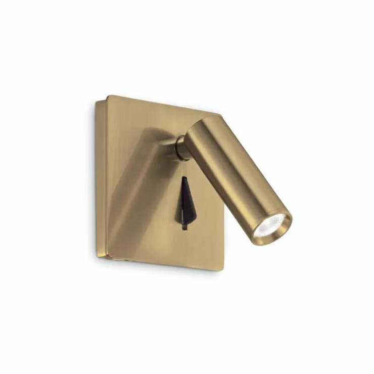 Luminaires Ideallux Appliques|Applique murale Ideallux LITE LED Laiton, 1 lumière