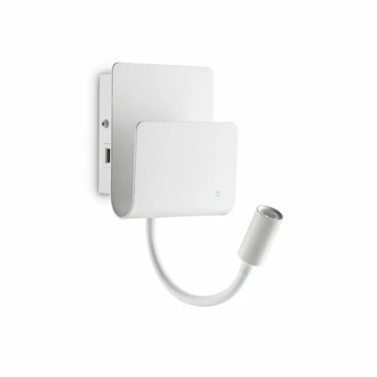Luminaires Ideallux Appliques|Applique murale Ideallux PROBE LED Blanc, 1 lumière
